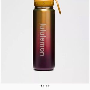 NWT Lululemon Back to Life Sport Water Bottle 24 oz, gold/pink/violet